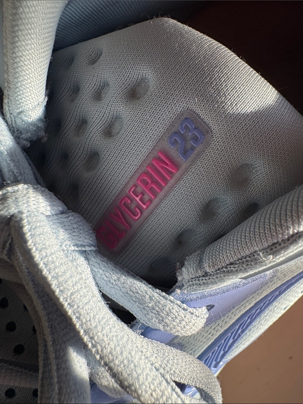 Brooks Women's Pale Blue Running Shoes with Lilac Details - Picture 8 of 10